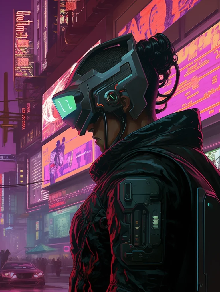 Арты киберпанк. Теги: Фантастика, Красочно, Иллюстрация (№ cyberpunk art 20 771x1024)